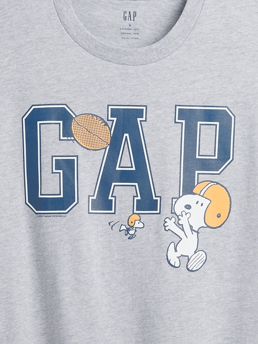 Image number 4 showing, Peanuts Boxy Logo T-Shirt