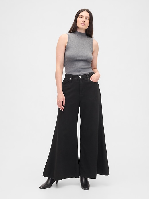 Image number 5 showing, High Rise SuperLight Palazzo Jeans