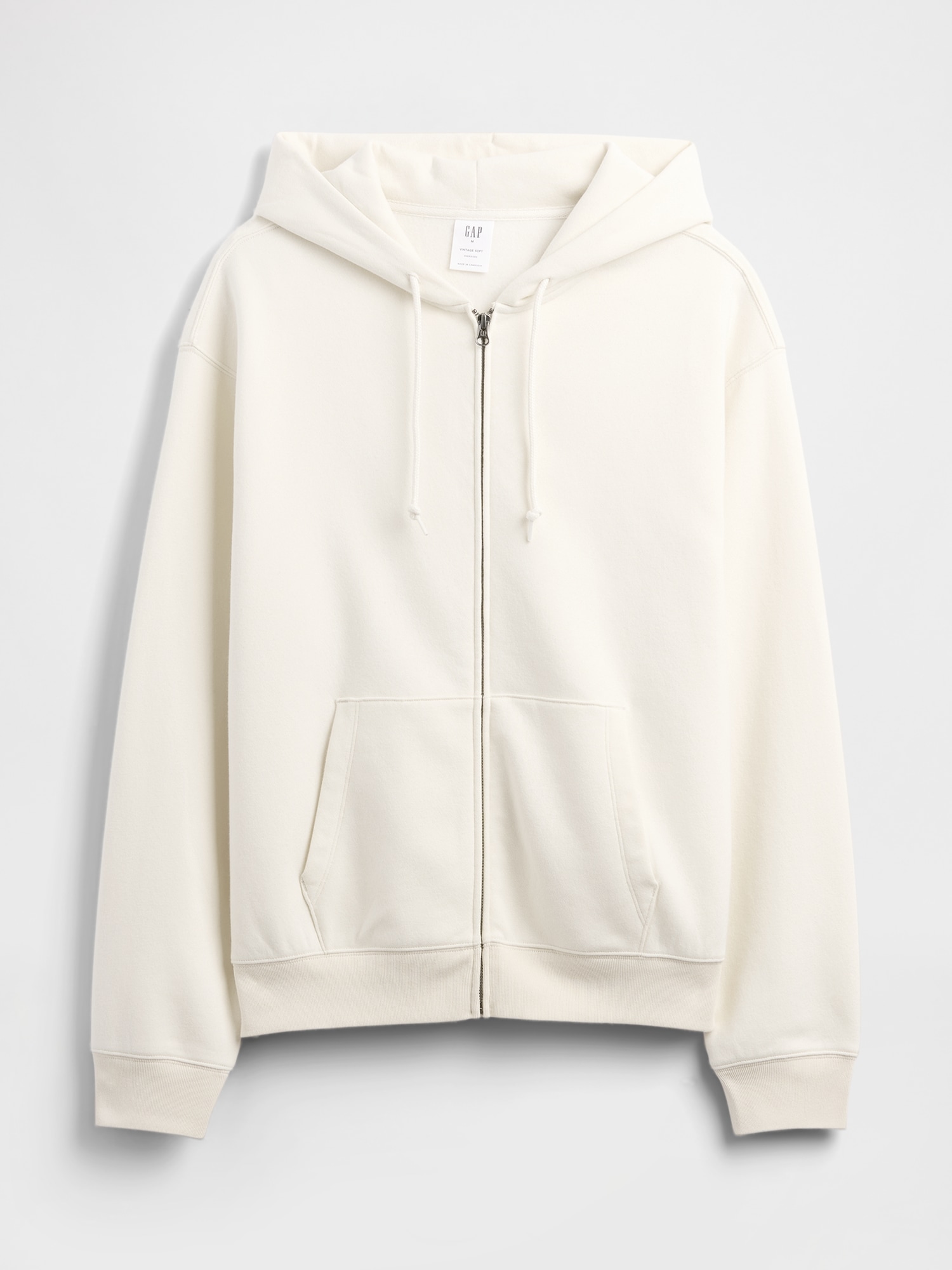 Gap Factory Vintage Soft Oversized Zip Hoodie In Gold