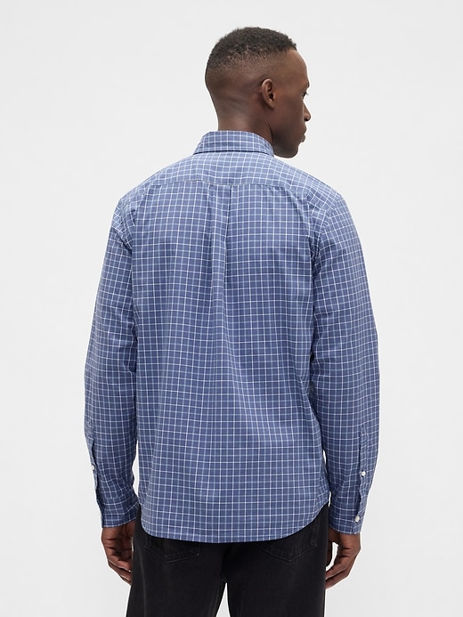 Image number 2 showing, Stretch Poplin Shirt in Standard Fit