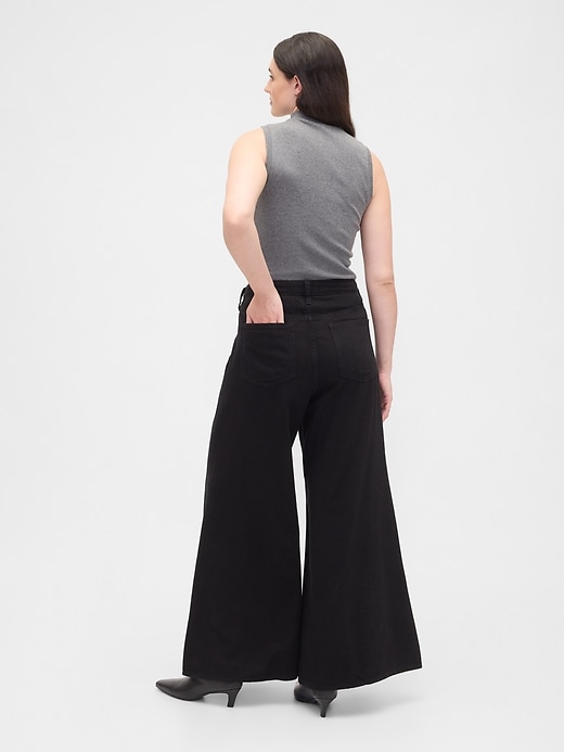 Image number 6 showing, High Rise SuperLight Palazzo Jeans