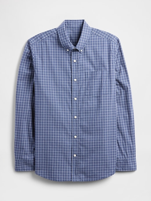 Image number 5 showing, Stretch Poplin Shirt in Standard Fit
