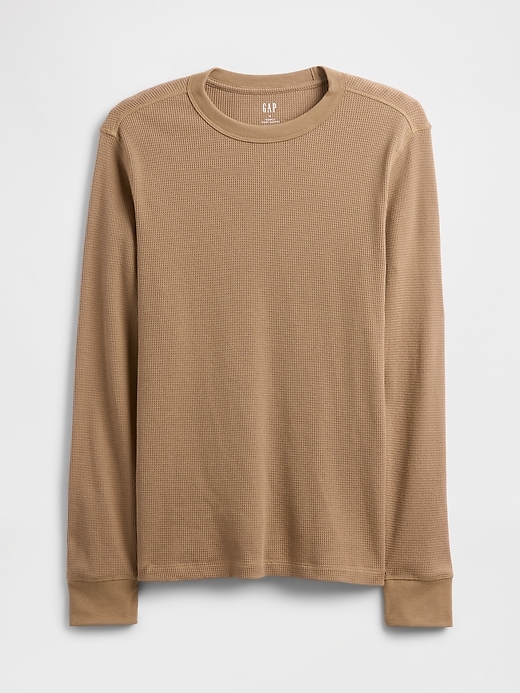 Image number 5 showing, Waffle-Knit Crewneck T-Shirt
