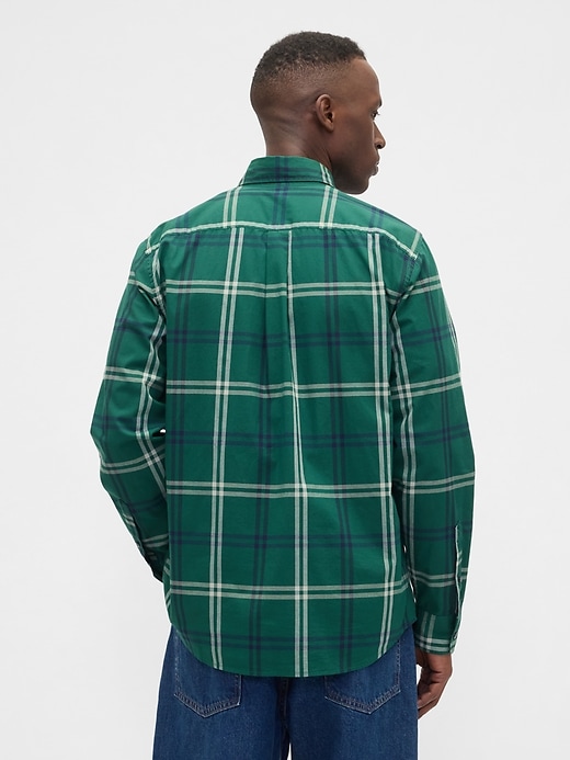 Image number 2 showing, Stretch Poplin Shirt in Standard Fit