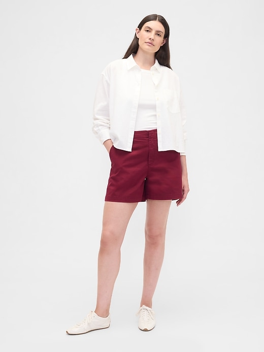 Image number 5 showing, 5" Mid Rise Downtown Khaki Shorts