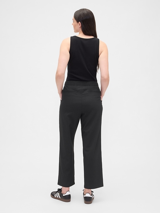 Image number 6 showing, Recycled High Rise Straight-Leg Pants