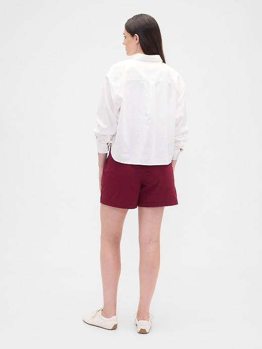Image number 6 showing, 5" Mid Rise Downtown Khaki Shorts
