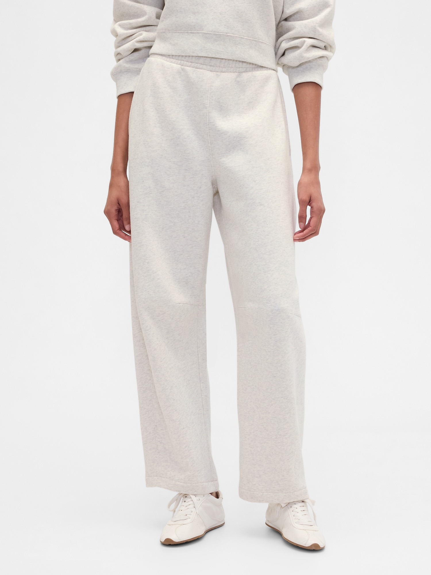 Gap Factory Pull-on Barrel Sweatpants In White
