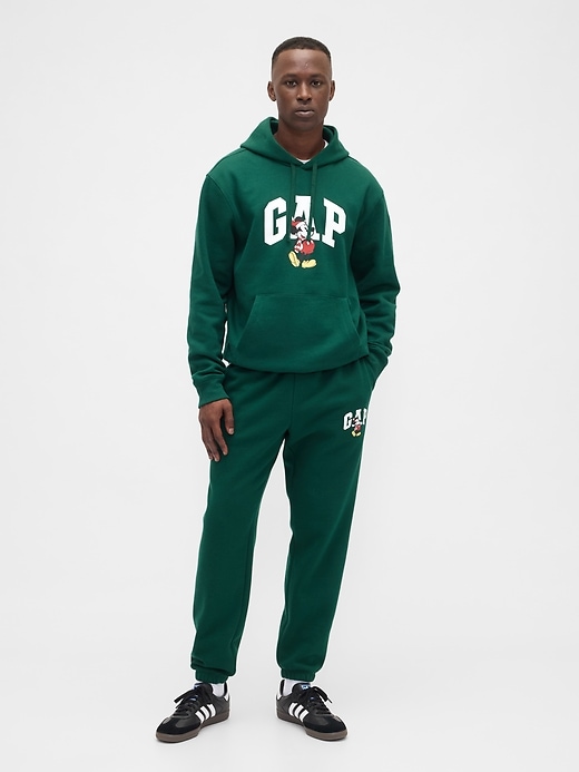Image number 1 showing, Gap &#215 Disney Mickey Mouse Relaxed Logo Joggers