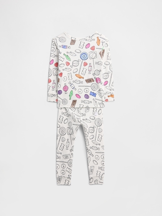 Image number 2 showing, babyGap 100% Organic Cotton Colorable PJ Set