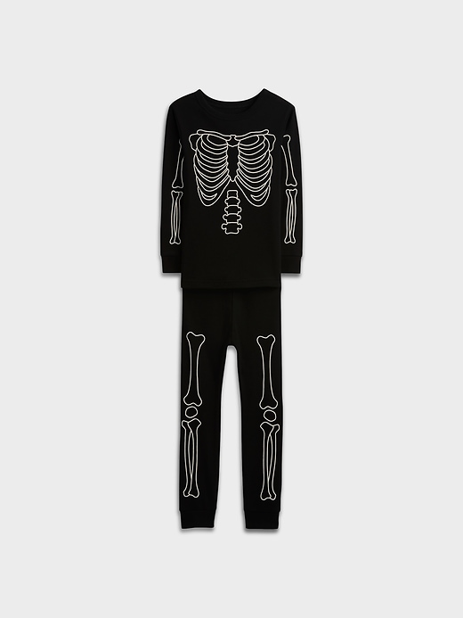 Image number 1 showing, Kids & babyGap 100% Organic Cotton Glow-in-the-Dark PJ Set