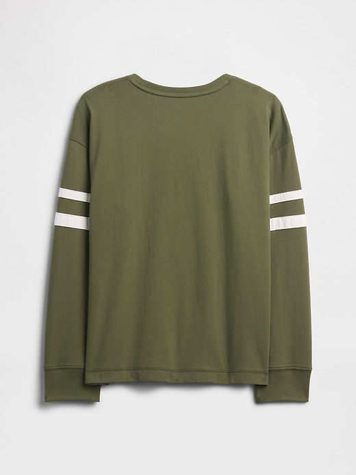 Image number 2 showing, Kids Vintage Soft Relaxed Varsity T-Shirt