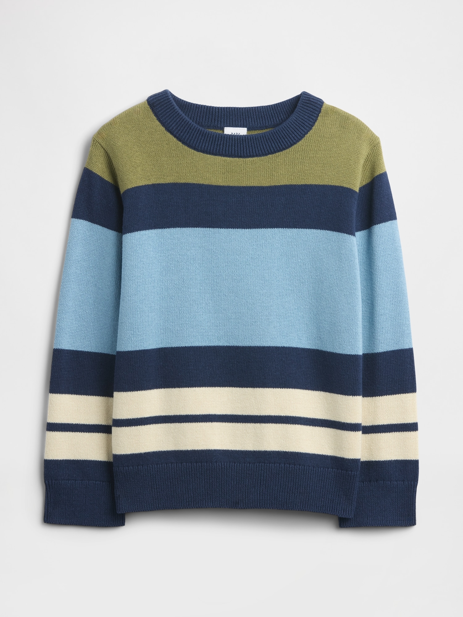 babyGap Intarsia Sweater - New Navy Blue Stripe