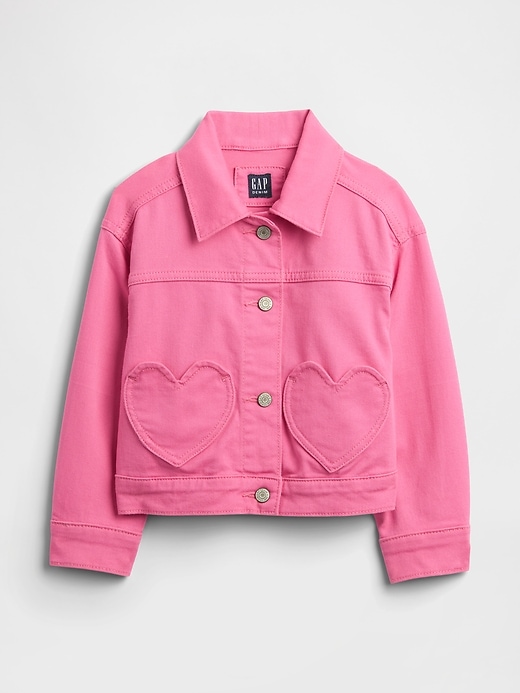 Image number 1 showing, babyGap Heart Denim Jacket