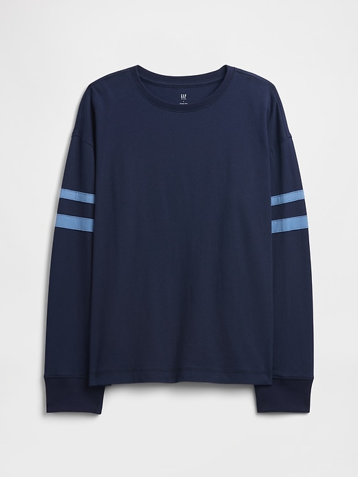Image number 1 showing, Kids Vintage Soft Relaxed Varsity T-Shirt