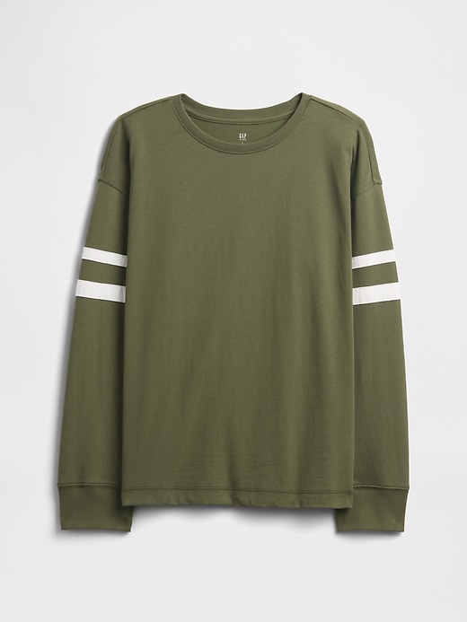 Image number 1 showing, Kids Vintage Soft Relaxed Varsity T-Shirt