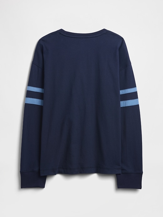 Image number 2 showing, Kids Vintage Soft Relaxed Varsity T-Shirt