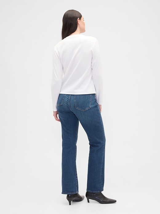 Image number 2 showing, Mid Rise Universal Curvy Baby Boot Jeans