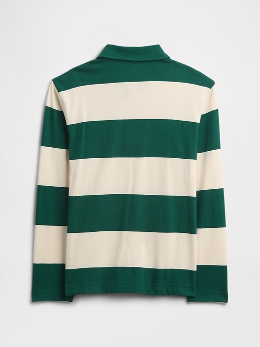 Image number 2 showing, Kids Relaxed Stripe Rugby Polo Shirt