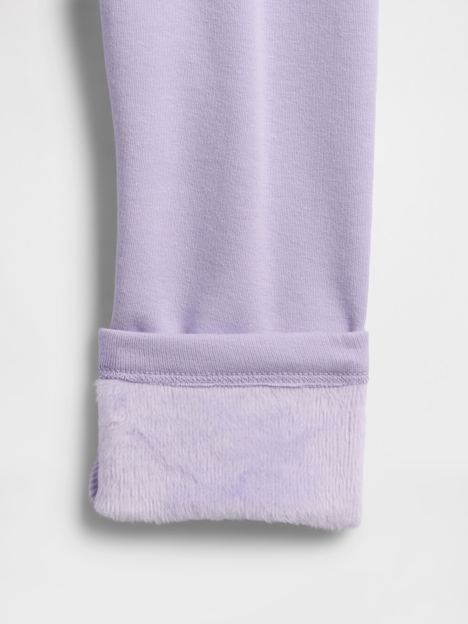 Gap Factory Babygap Pull-on Cozy-lined Leggings In Purple