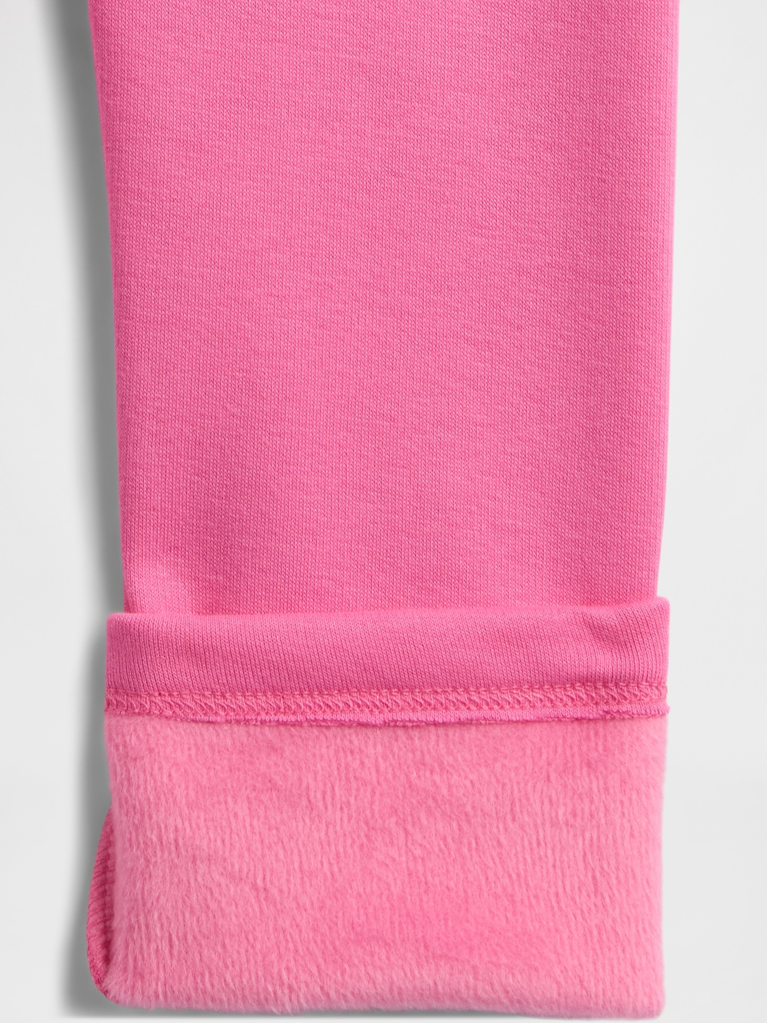 Gap Factory Babygap Pull-on Cozy-lined Leggings In Pink