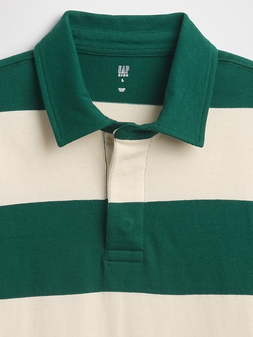 Image number 3 showing, Kids Relaxed Stripe Rugby Polo Shirt