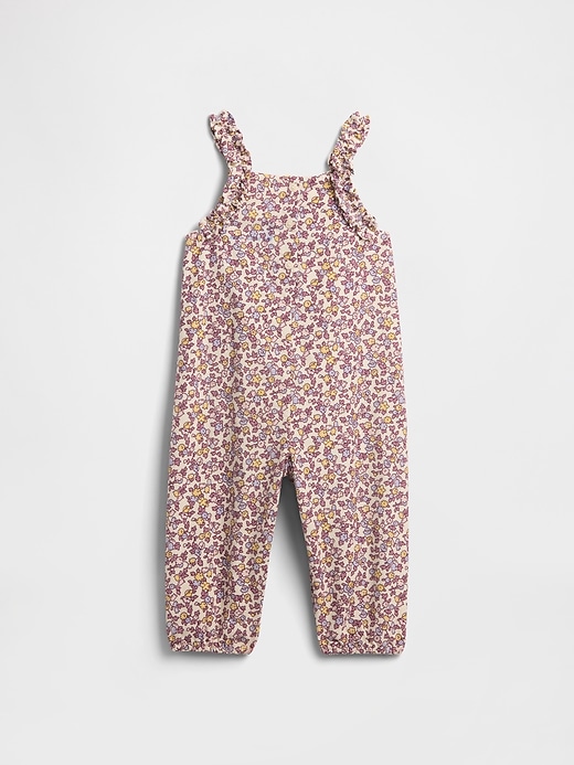 Image number 2 showing, Baby Corduroy Ruffle Overalls