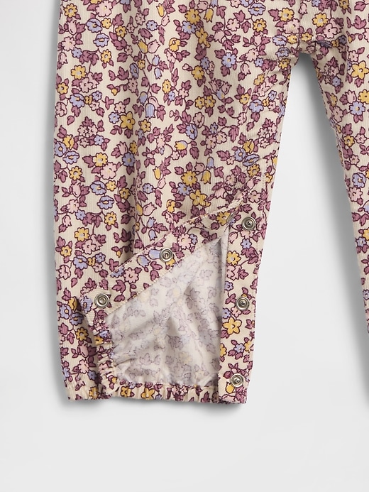 Image number 3 showing, Baby Corduroy Ruffle Overalls