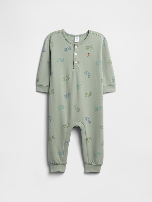 Image number 1 showing, Baby CloudLight Henley One-Piece