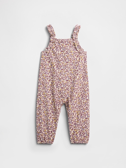 Image number 1 showing, Baby Corduroy Ruffle Overalls