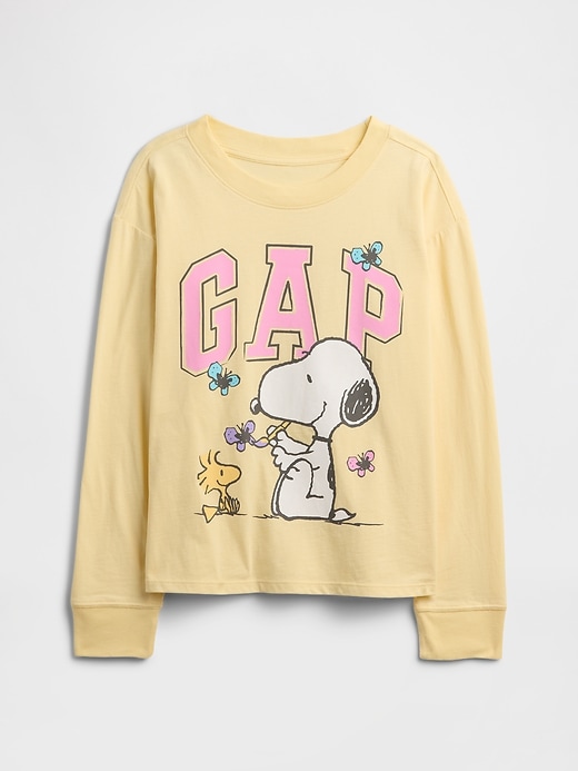 Image number 1 showing, GapKids &#124 Peanuts Oversized Logo T-Shirt