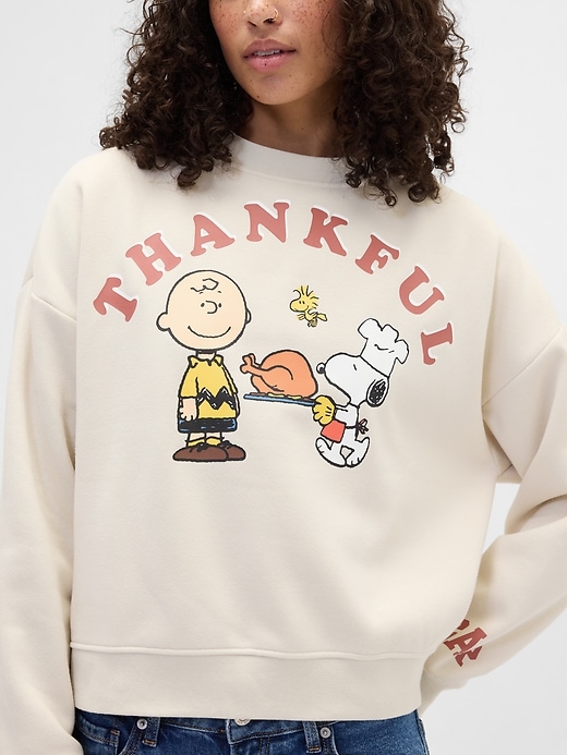 Image number 4 showing, Peanuts Oversized Gap Logo Sweatshirt