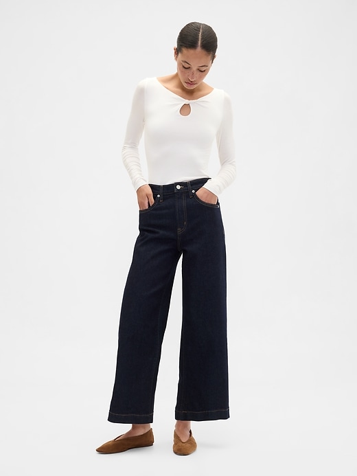 Image number 3 showing, Twist Boatneck Top