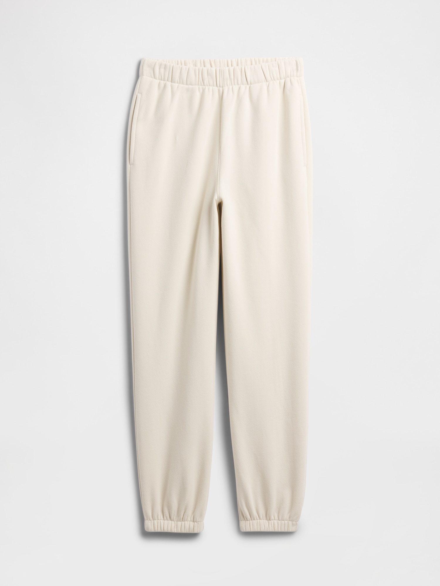 Gap Factory Fleece Joggers In White