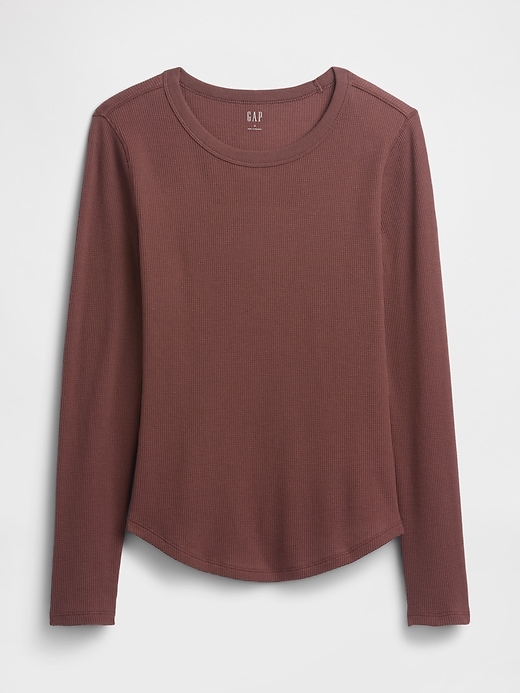 Image number 5 showing, Waffle-Knit Crewneck T-Shirt