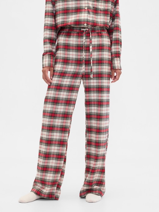 Image number 3 showing, Flannel Pull-On PJ Pants