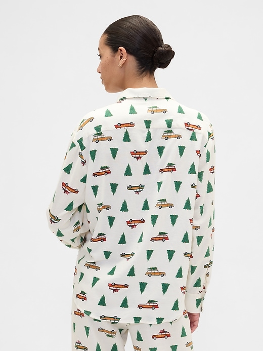 Image number 2 showing, Relaxed Flannel Sleep Shirt