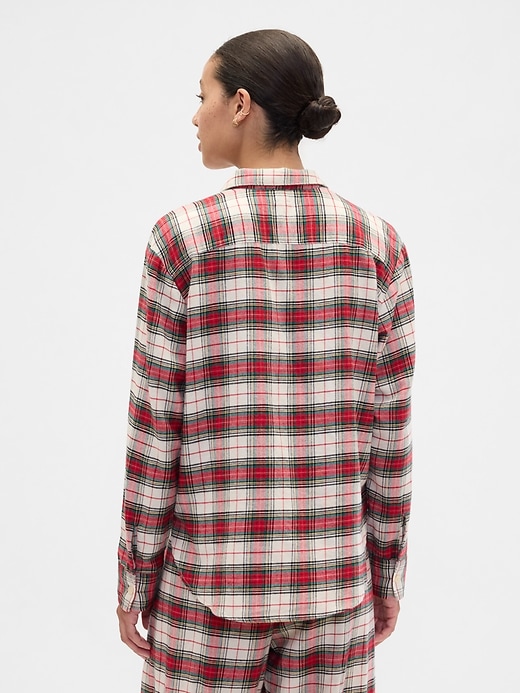 Image number 2 showing, Relaxed Flannel Sleep Shirt