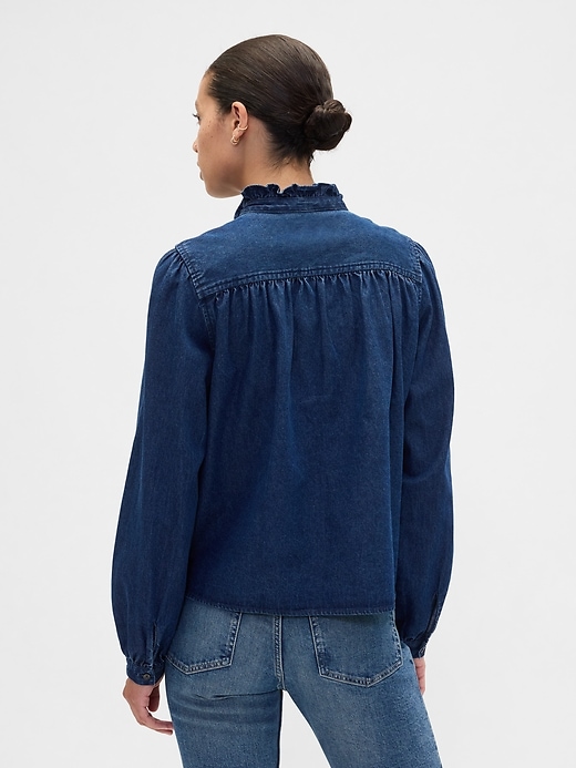 Image number 2 showing, Oversized Ruffle Top