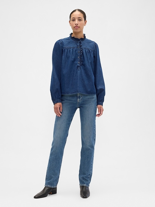 Image number 3 showing, Oversized Ruffle Top