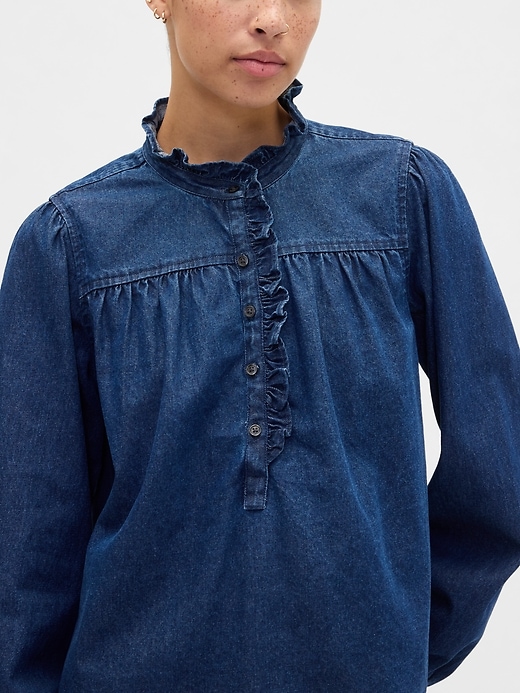 Image number 4 showing, Oversized Ruffle Top