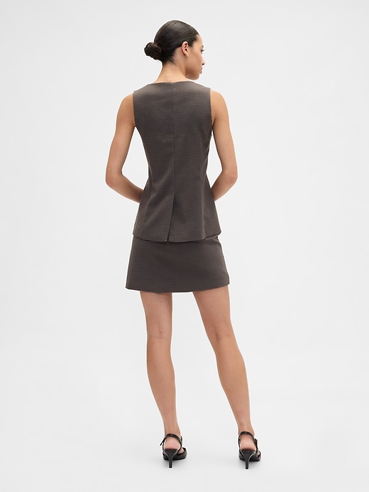 Image number 2 showing, Recycled Pull-On Mini Skirt