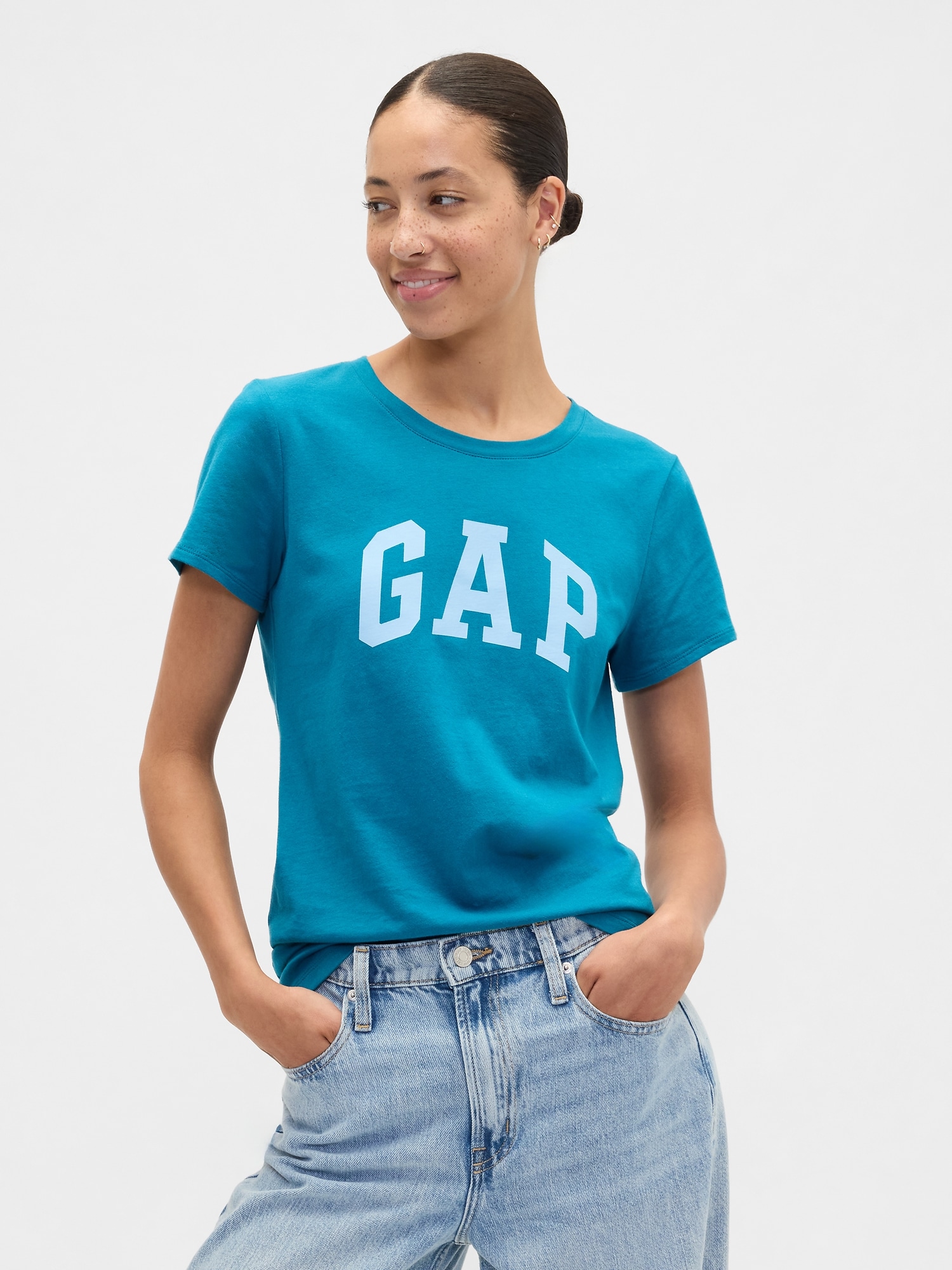 Gap Logo T-Shirt - Deep Water Teal