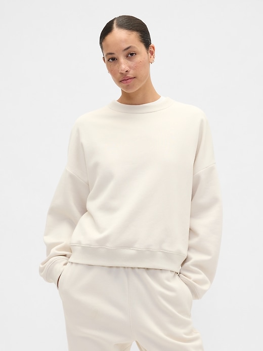 Image number 1 showing, Relaxed Wedge Crewneck Sweatshirt