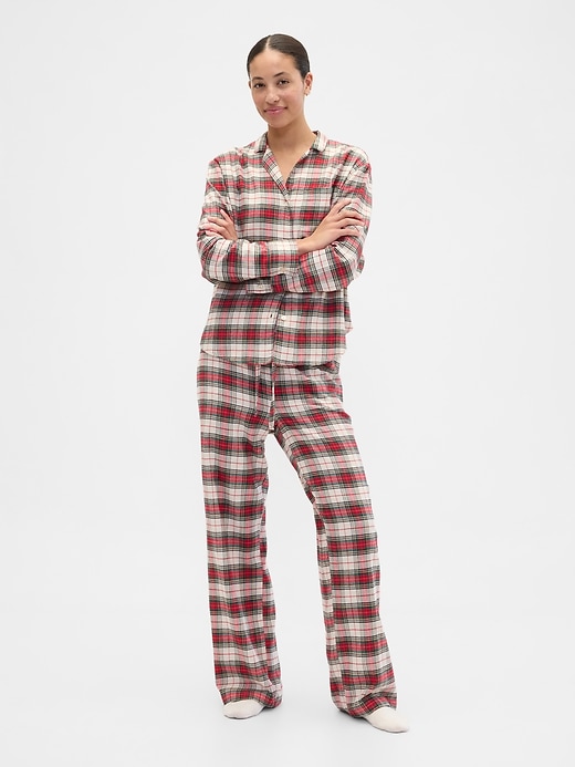 Image number 1 showing, Flannel Pull-On PJ Pants