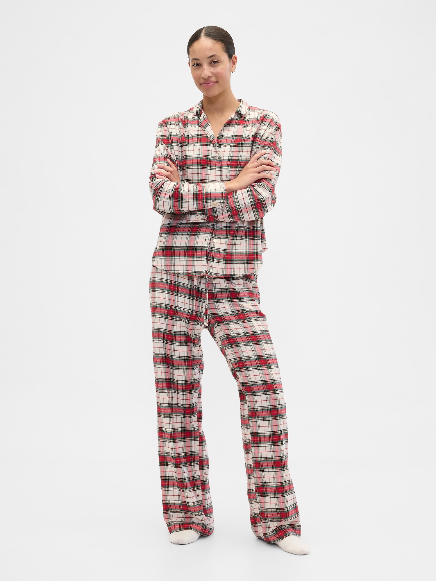Flannel Pull-On PJ Pants - Tartan Plaid