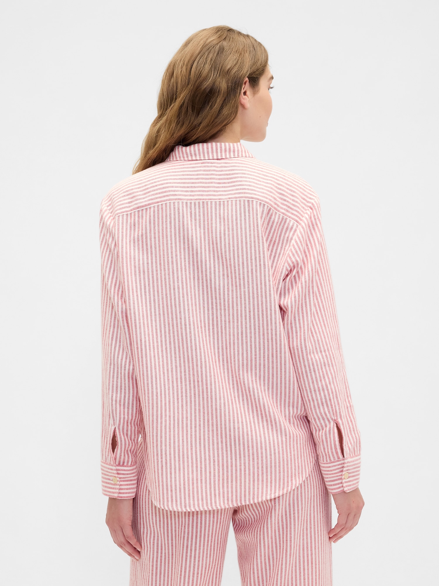 Relaxed Flannel Sleep Shirt