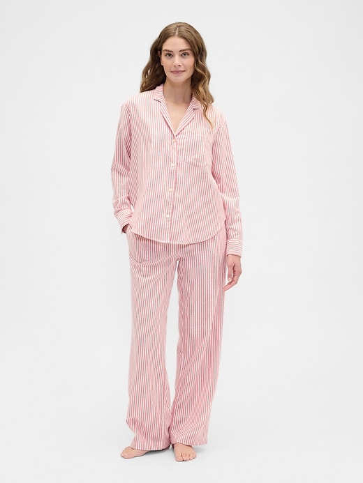 Image number 3 showing, Relaxed Flannel Sleep Shirt