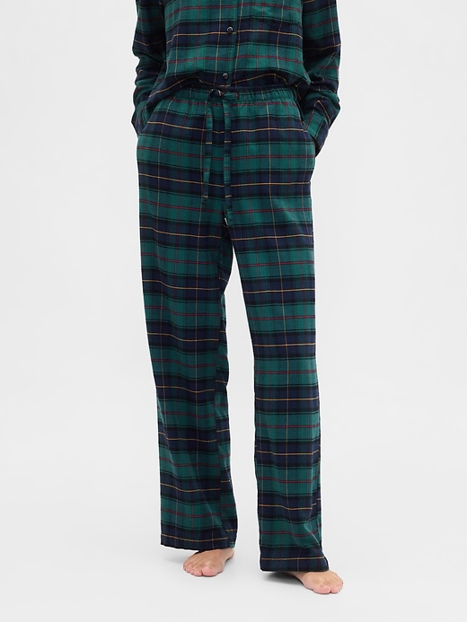 Image number 3 showing, Flannel Pull-On PJ Pants