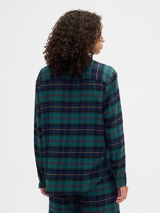 Image number 2 showing, Relaxed Flannel Sleep Shirt